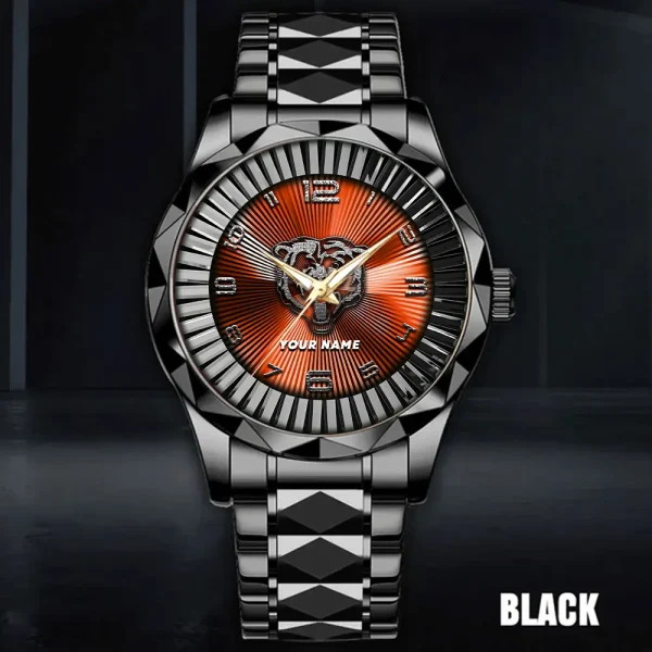 Chicago Bears Business Watch For Men Automatic Mechanical Stainless Steel Band 2025 SPTDMW614 - Image 3