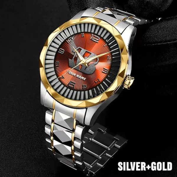 Cincinnati Bengals Business Watch For Men Automatic Mechanical Stainless Steel Band 2025 SPTDMW615
