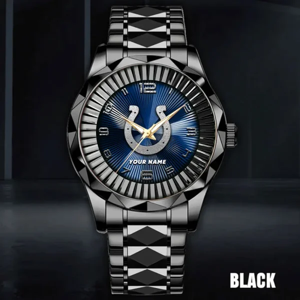 Indianapolis Colts Business Watch For Men Automatic Mechanical Stainless Steel Band 2025 SPTDMW622 - Image 3