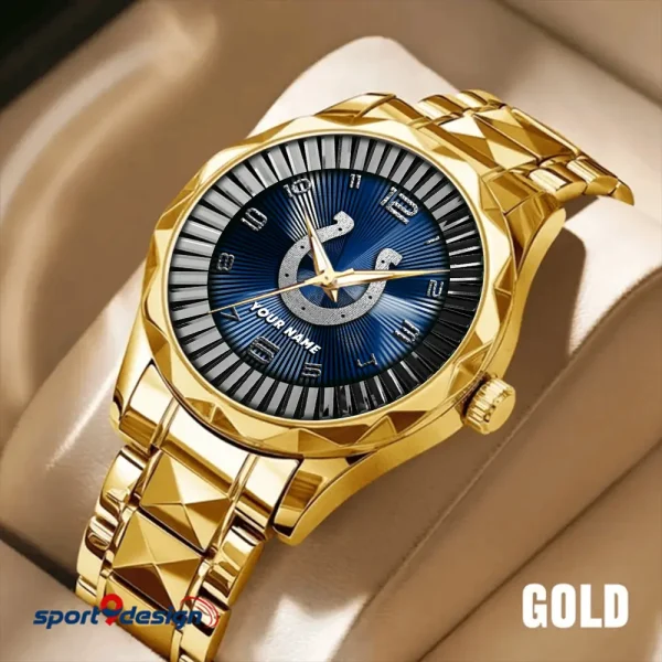 Indianapolis Colts Business Watch For Men Automatic Mechanical Stainless Steel Band 2025 SPTDMW622 - Image 4