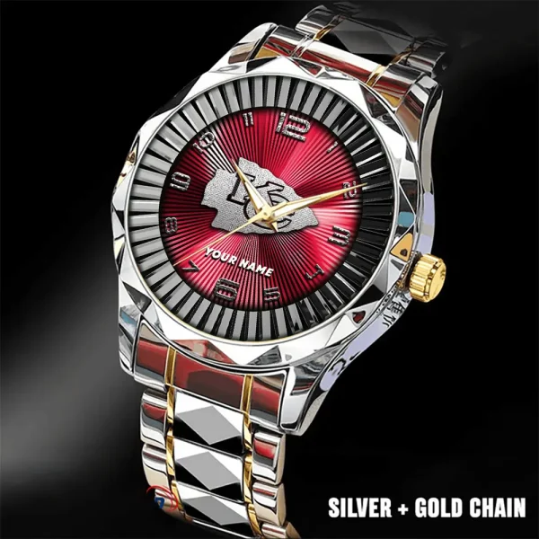 Kansas City Chiefs Business Watch For Men Automatic Mechanical Stainless Steel Band 2025 SPTDMW624 - Image 2