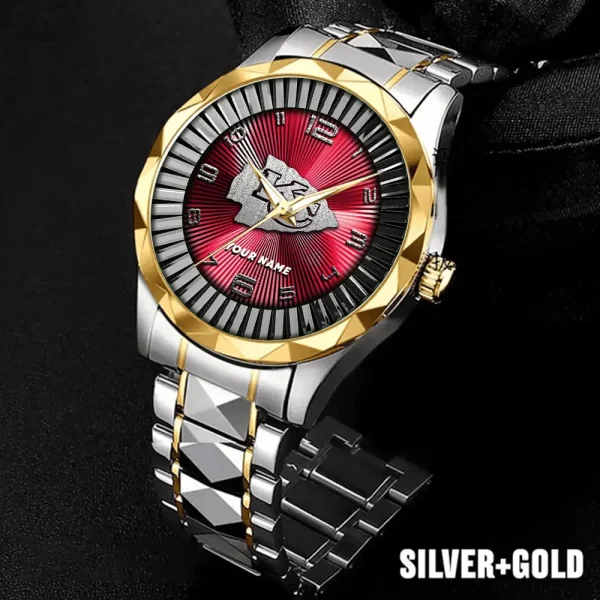 Kansas City Chiefs Business Watch For Men Automatic Mechanical Stainless Steel Band 2025 SPTDMW624