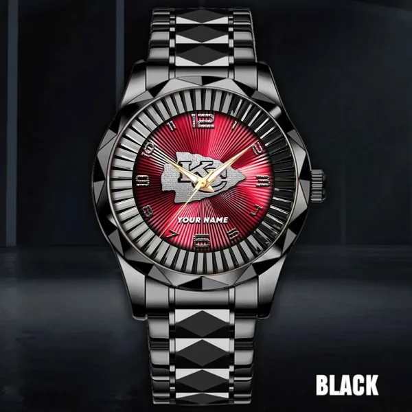 Kansas City Chiefs Business Watch For Men Automatic Mechanical Stainless Steel Band 2025 SPTDMW624 - Image 3