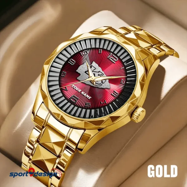 Kansas City Chiefs Business Watch For Men Automatic Mechanical Stainless Steel Band 2025 SPTDMW624 - Image 4