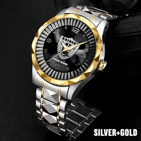 Las Vegas Raiders Business Watch For Men Automatic Mechanical Stainless Steel Band 2025 SPTDMW625