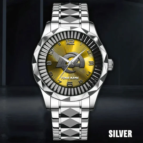 Los Angeles Rams Business Watch For Men Automatic Mechanical Stainless Steel Band 2025 SPTDMW627 - Image 2