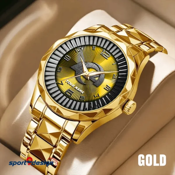 Los Angeles Rams Business Watch For Men Automatic Mechanical Stainless Steel Band 2025 SPTDMW627 - Image 3