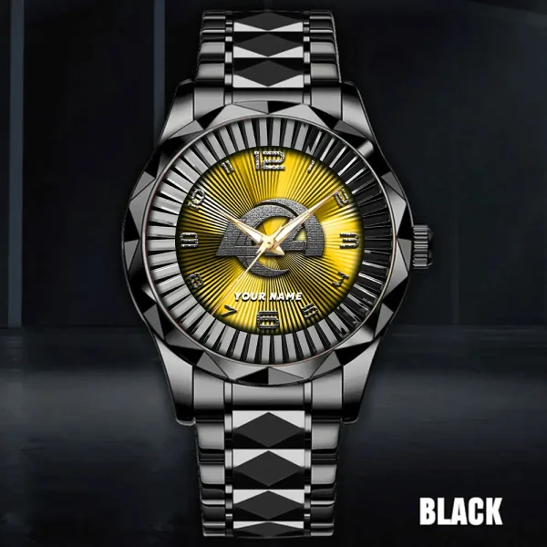 Los Angeles Rams Business Watch For Men Automatic Mechanical Stainless Steel Band 2025 SPTDMW627 - Image 4