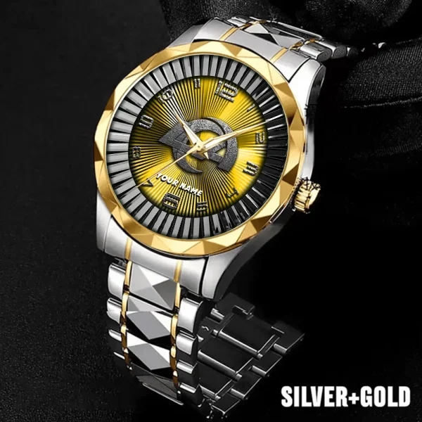 Los Angeles Rams Business Watch For Men Automatic Mechanical Stainless Steel Band 2025 SPTDMW627