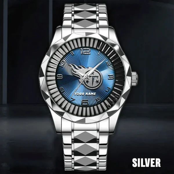 Tennessee Titans Business Watch For Men Automatic Mechanical Stainless Steel Band 2025 SPTDMW639 - Image 2