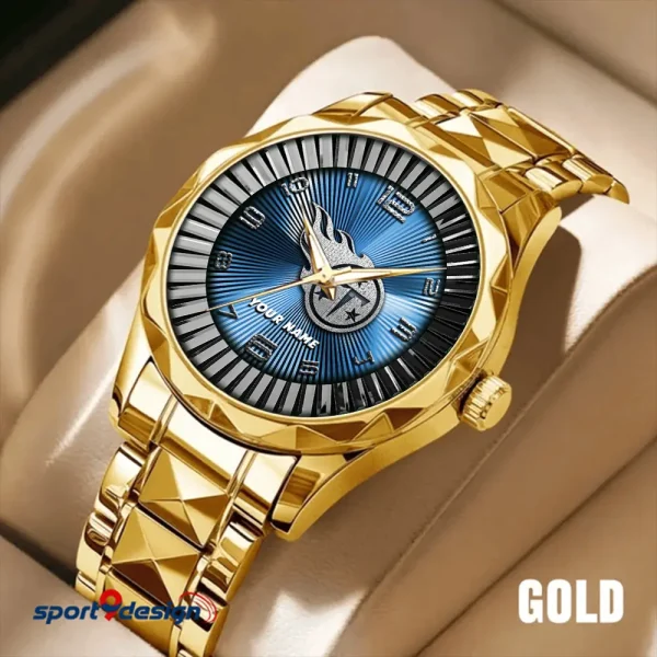 Tennessee Titans Business Watch For Men Automatic Mechanical Stainless Steel Band 2025 SPTDMW639 - Image 3