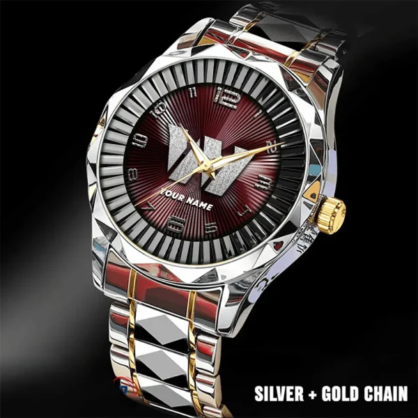 Washington Commanders Business Watch For Men Automatic Mechanical Stainless Steel Band 2025 SPTDMW640 - Image 2