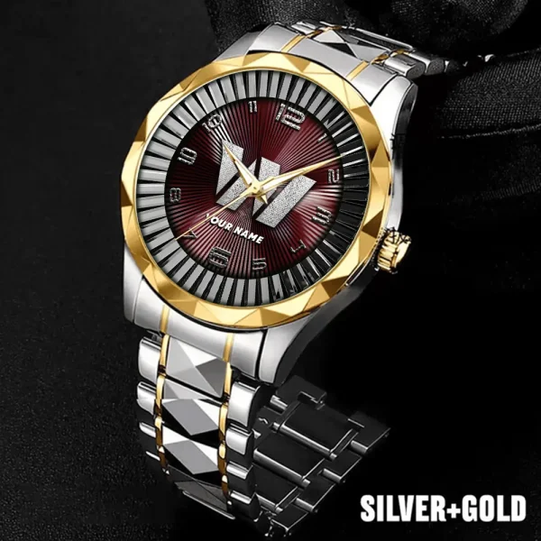Washington Commanders Business Watch For Men Automatic Mechanical Stainless Steel Band 2025 SPTDMW640