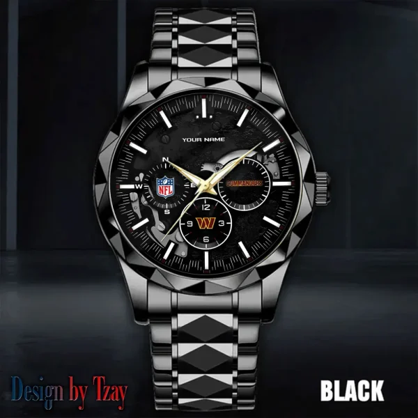 Washington Commanders Business Watch For Men Automatic Mechanical Stainless Steel Band 2025 SPTDMW672 - Image 4