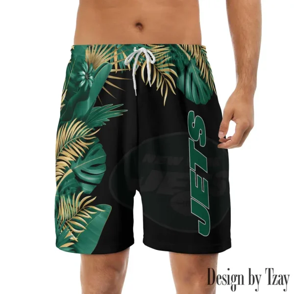 New York Jets Casual Men's Drawstring Shorts Trending 2025 BGSHORT341