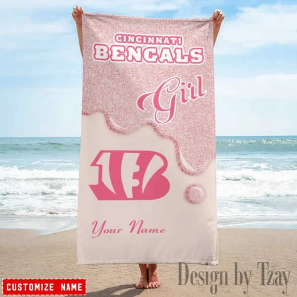Cincinnati Bengals NFL Beach Towels New 2025 AZBTOWEL524 - Image 2