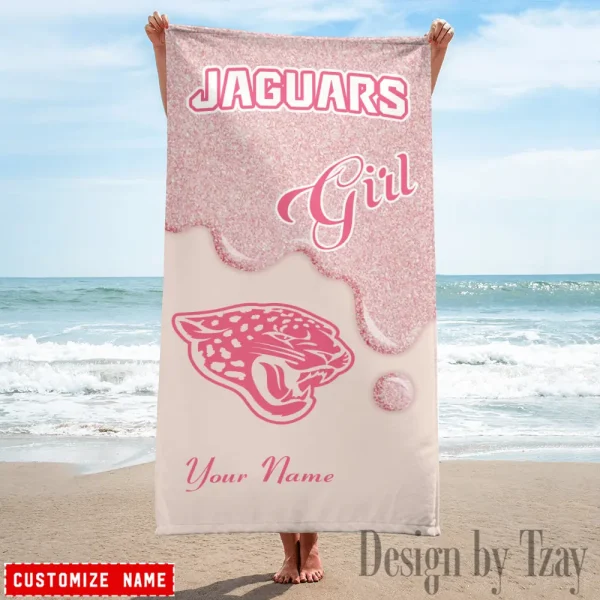 Jacksonville Jaguars NFL Beach Towels New 2025 AZBTOWEL541 - Image 3