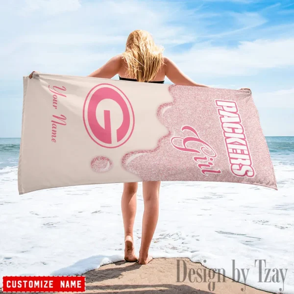 Green Bay Packers NFL Beach Towels New 2025 AZBTOWEL544 - Image 3