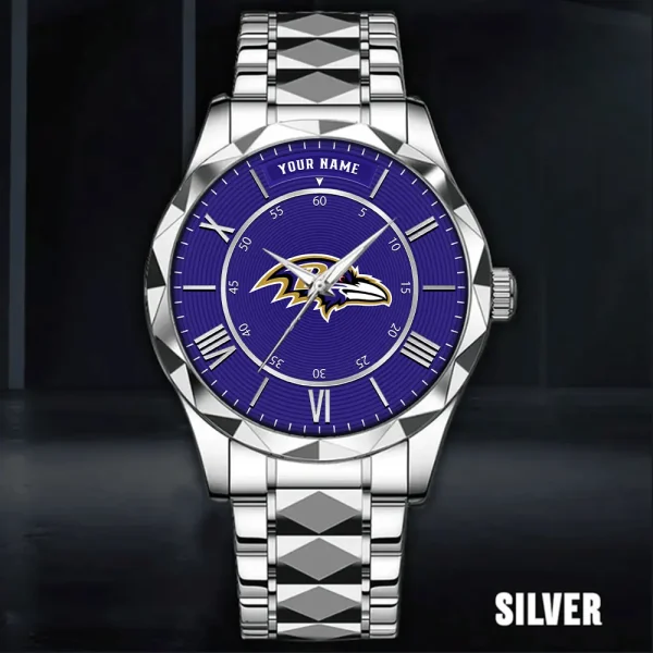 Baltimore Ravens Business Watch For Men Luxury Waterproof Stainless Steel New Design 2025 ANZDMW708 - Image 2