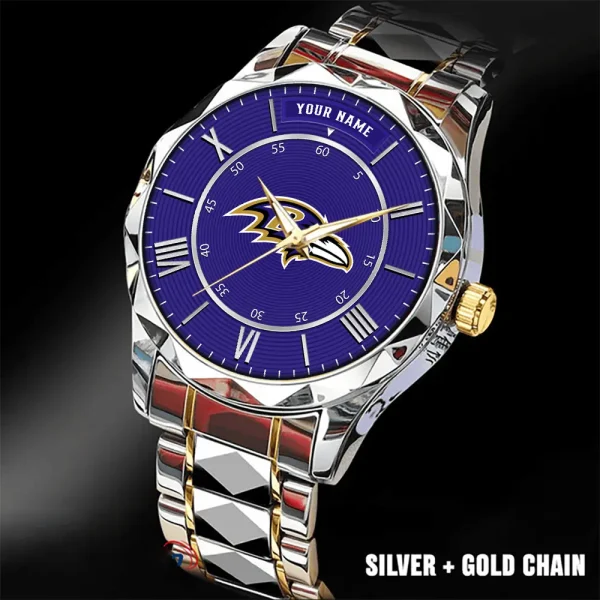 Baltimore Ravens Business Watch For Men Luxury Waterproof Stainless Steel New Design 2025 ANZDMW708 - Image 5