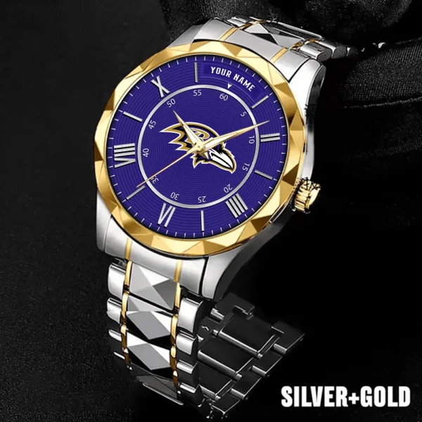Baltimore Ravens Business Watch For Men Luxury Waterproof Stainless Steel New Design 2025 ANZDMW708