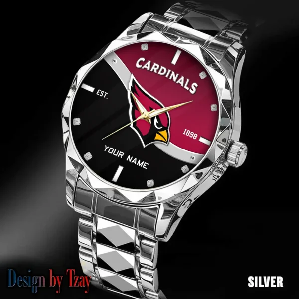 Arizona Cardinals Warterproof Sports Men Watches Top Brand Luxury Clock Style 2025 SPTDMW674 - Image 3