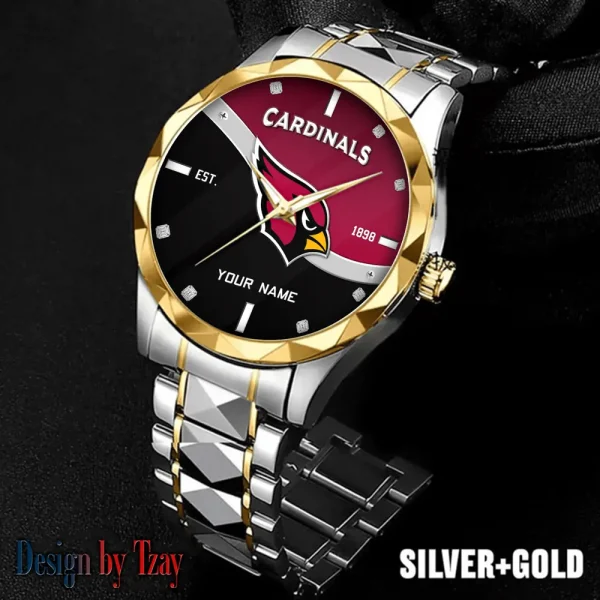 Arizona Cardinals Warterproof Sports Men Watches Top Brand Luxury Clock Style 2025 SPTDMW674
