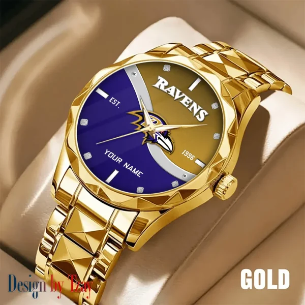 Baltimore Ravens Warterproof Sports Men Watches Top Brand Luxury Clock Style 2025 SPTDMW676 - Image 5