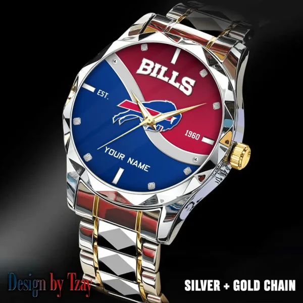 Buffalo Bills Warterproof Sports Men Watches Top Brand Luxury Clock Style 2025 SPTDMW677 - Image 3