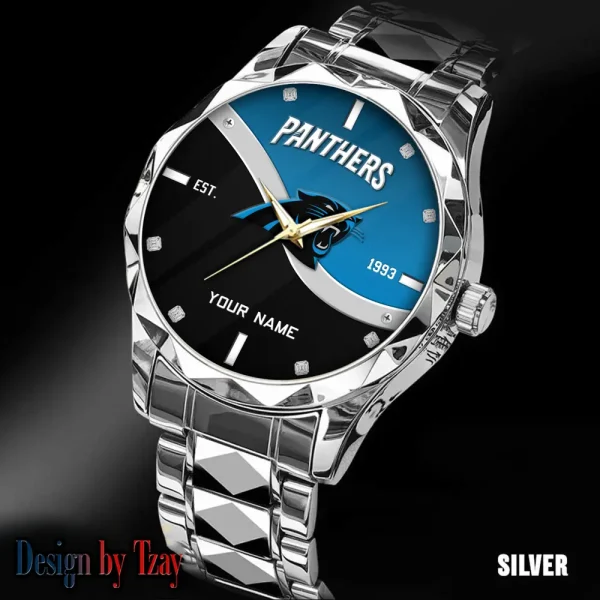 Carolina Panthers Warterproof Sports Men Watches Top Brand Luxury Clock Style 2025 SPTDMW678 - Image 4