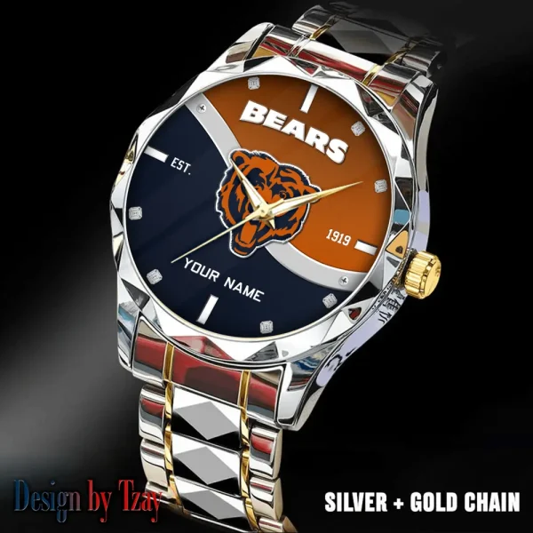 Chicago Bears Warterproof Sports Men Watches Top Brand Luxury Clock Style 2025 SPTDMW679 - Image 5