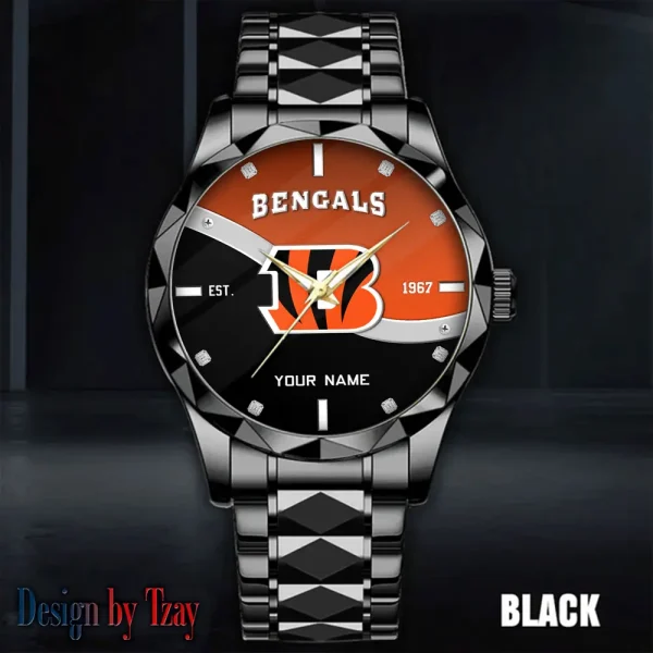 Cincinnati Bengals Warterproof Sports Men Watches Top Brand Luxury Clock Style 2025 SPTDMW680 - Image 3