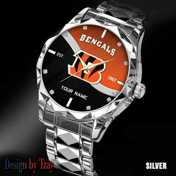 Cincinnati Bengals Warterproof Sports Men Watches Top Brand Luxury Clock Style 2025 SPTDMW680 - Image 5
