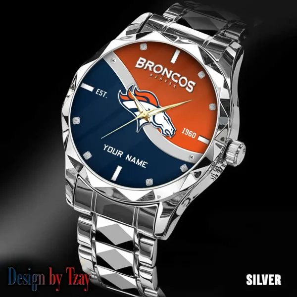 Denver Broncos Warterproof Sports Men Watches Top Brand Luxury Clock Style 2025 SPTDMW683 - Image 5