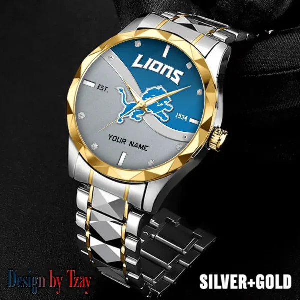 Detroit Lions Warterproof Sports Men Watches Top Brand Luxury Clock Style 2025 SPTDMW684