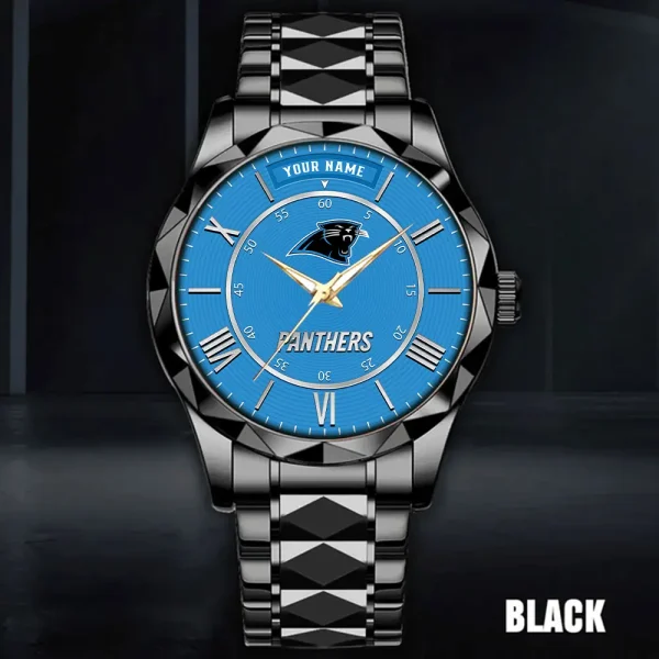 Carolina Panthers Business Watch For Men Luxury Waterproof Stainless Steel New Design 2025 ANZDMW710 - Image 3