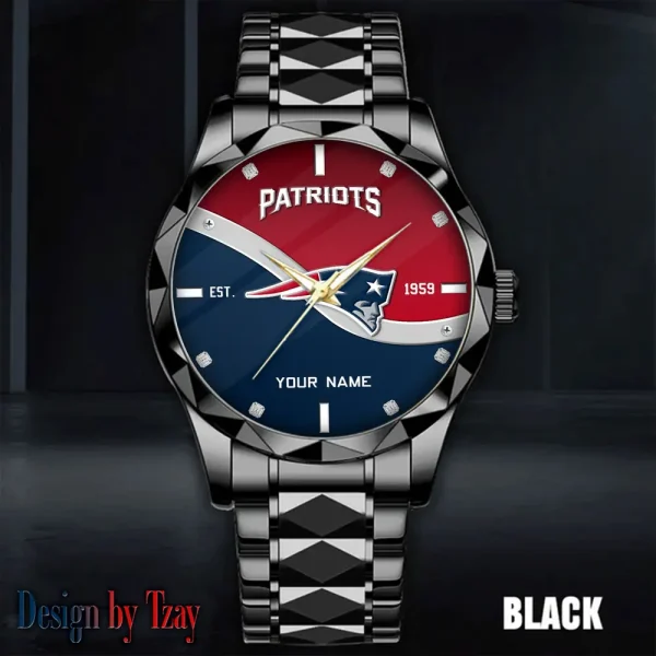 New England Patriots Warterproof Sports Men Watches Top Brand Luxury Clock Style 2025 SPTDMW695 - Image 2