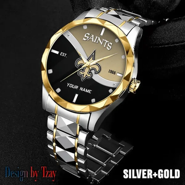 New Orleans Saints Warterproof Sports Men Watches Top Brand Luxury Clock Style 2025 SPTDMW696