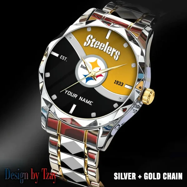 Pittsburgh Steelers Warterproof Sports Men Watches Top Brand Luxury Clock Style 2025 SPTDMW700 - Image 4