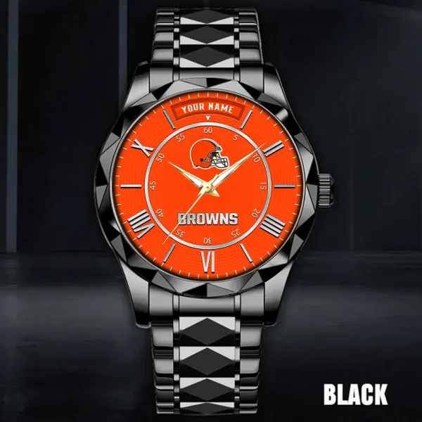 Cleveland Browns Business Watch For Men Luxury Waterproof Stainless Steel New Design 2025 ANZDMW713 - Image 3