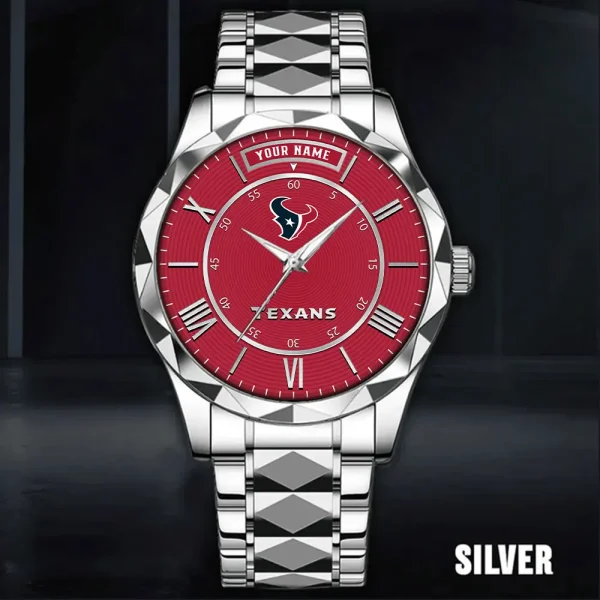 Houston Texans Business Watch For Men Luxury Waterproof Stainless Steel New Design 2025 ANZDMW718 - Image 2