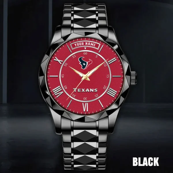 Houston Texans Business Watch For Men Luxury Waterproof Stainless Steel New Design 2025 ANZDMW718 - Image 3