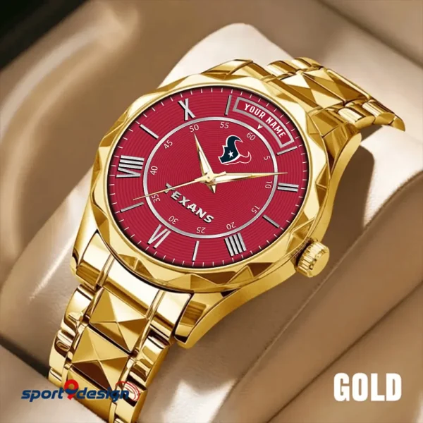 Houston Texans Business Watch For Men Luxury Waterproof Stainless Steel New Design 2025 ANZDMW718 - Image 4