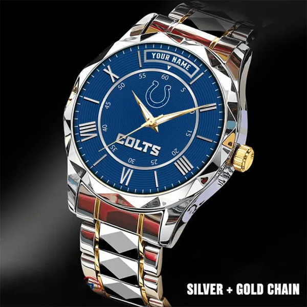 Indianapolis Colts Business Watch For Men Luxury Waterproof Stainless Steel New Design 2025 ANZDMW719 - Image 5