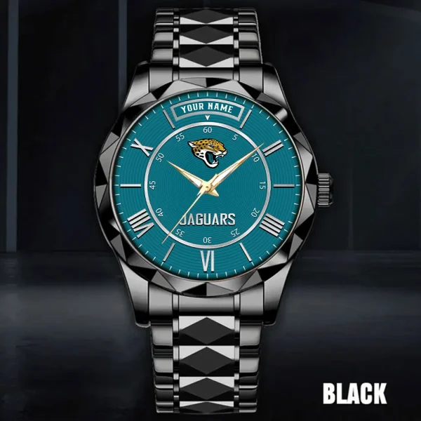 Jacksonville Jaguars Business Watch For Men Luxury Waterproof Stainless Steel New Design 2025 ANZDMW720 - Image 4
