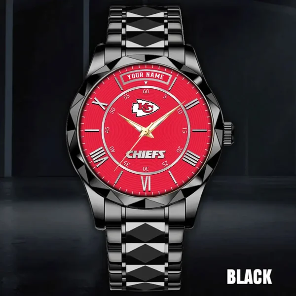 Kansas City Chiefs Business Watch For Men Luxury Waterproof Stainless Steel New Design 2025 ANZDMW721 - Image 4