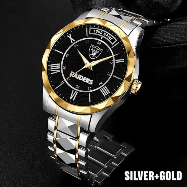 Las Vegas Raiders Business Watch For Men Luxury Waterproof Stainless Steel New Design 2025 ANZDMW722