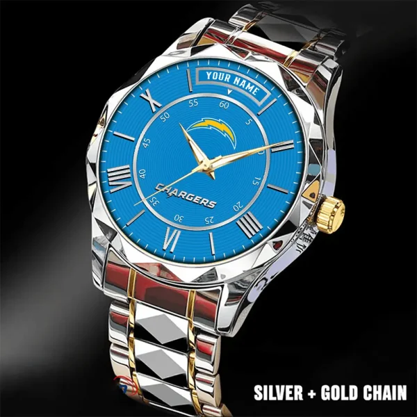 Los Angeles Chargers Business Watch For Men Luxury Waterproof Stainless Steel New Design 2025 ANZDMW723 - Image 5