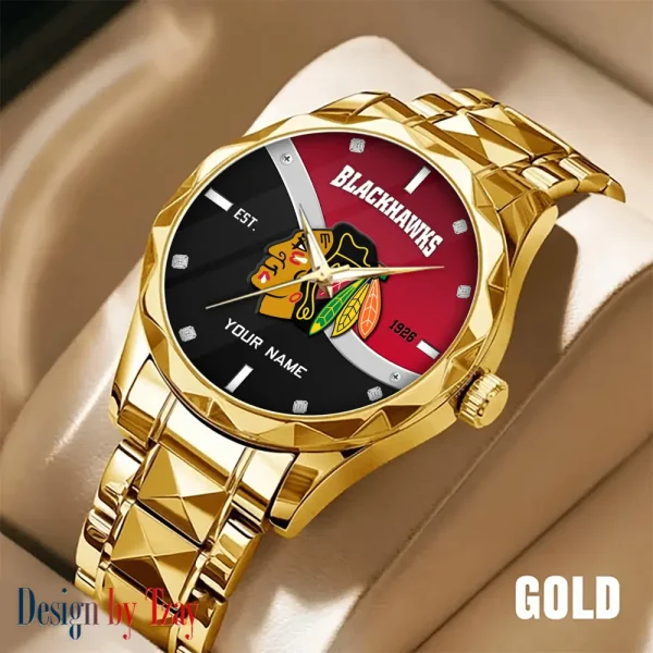 Chicago Blackhawks NHL Warterproof Sports Men Watches Top Brand Luxury Clock Style 2025 SPTDMW744 - Image 2
