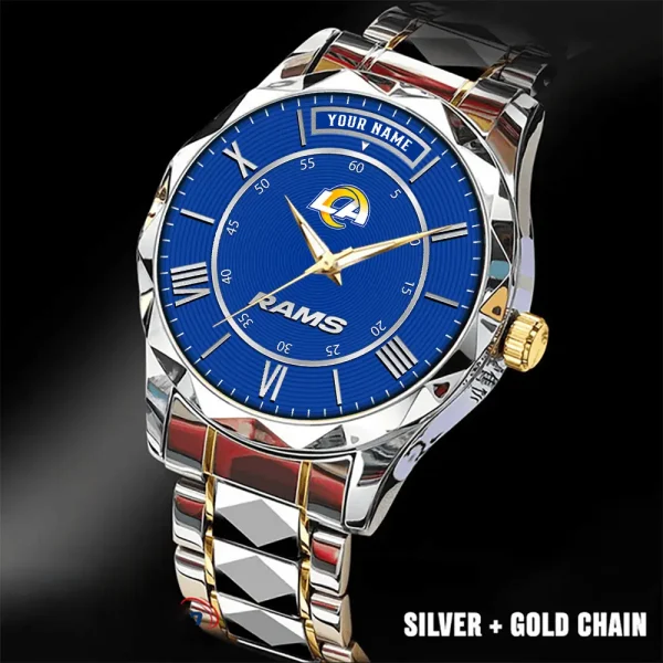 Los Angeles Rams Business Watch For Men Luxury Waterproof Stainless Steel New Design 2025 ANZDMW724 - Image 2